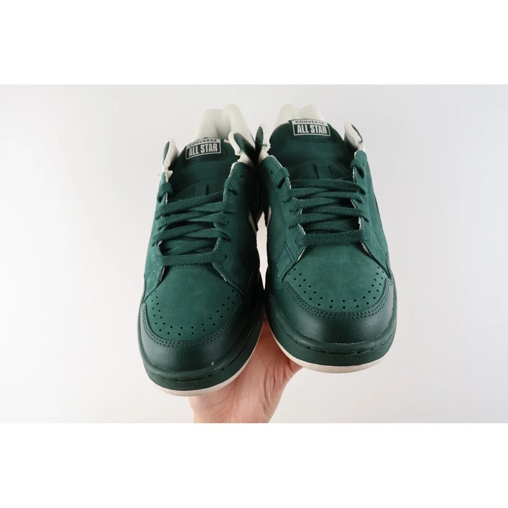 Converse Weapon Ox Low Green White 12 Leather Excellent - Picture 8 of 8